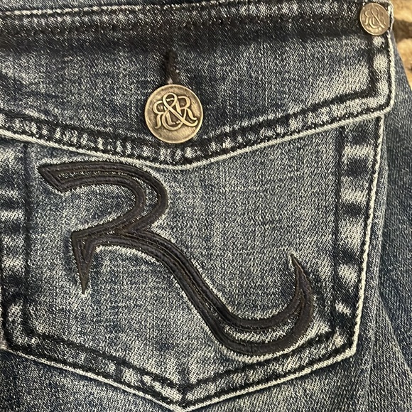 Rock & Republic Kasandra Flare Jeans size 2 M Stretch Great Condition R010353 - Picture 3 of 17